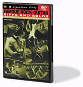 Famous Rock Guitar Riffs-DVD Guitar and Fretted sheet music cover